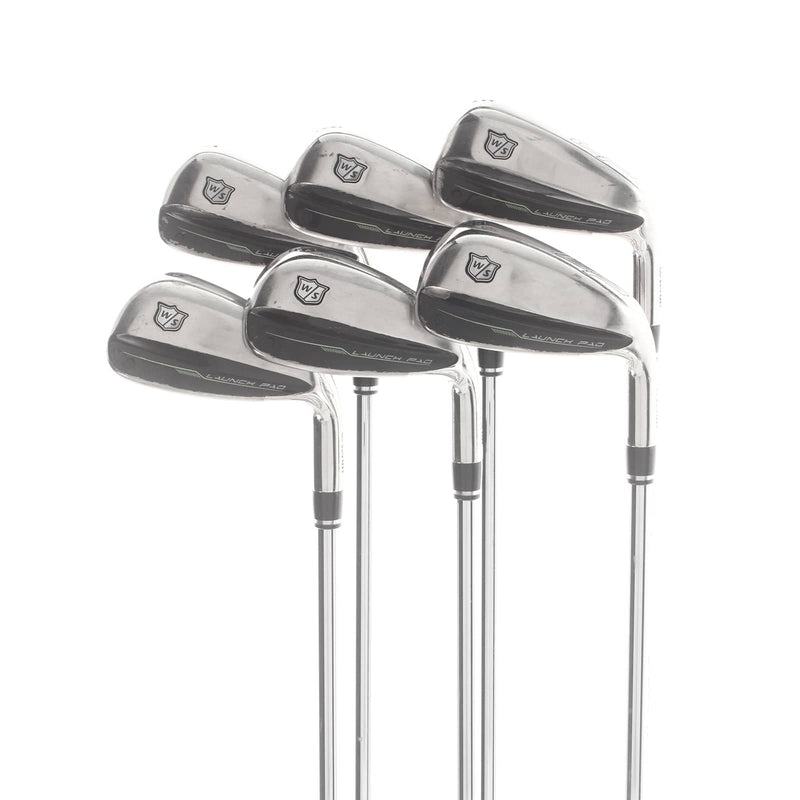 Wilson Launch Pad 2022 Steel Mens Right Hand Irons 5-PW Regular - KBS Max