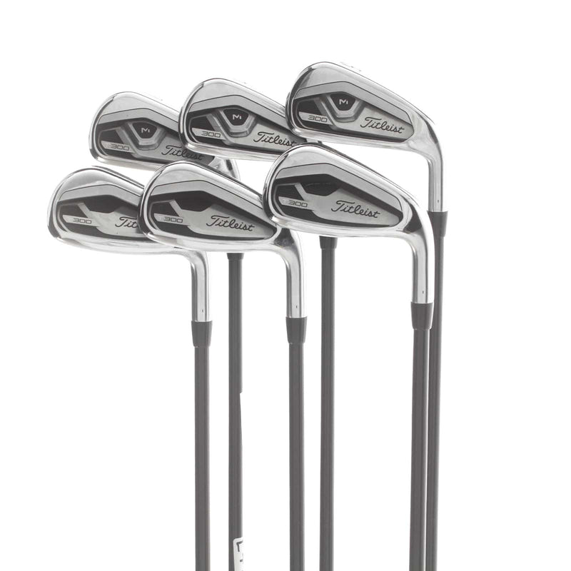 Titleist T300 2021 Graphite Mens Right Hand Irons 5-PW Senior - Mitsubishi Chemical Tensei AV Series Red
