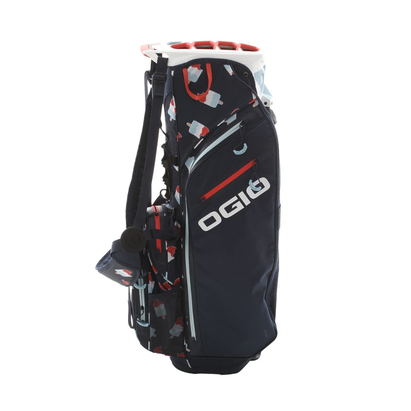 Ogio All Elements Stand Bag - Blue/White/Red/Light Blue