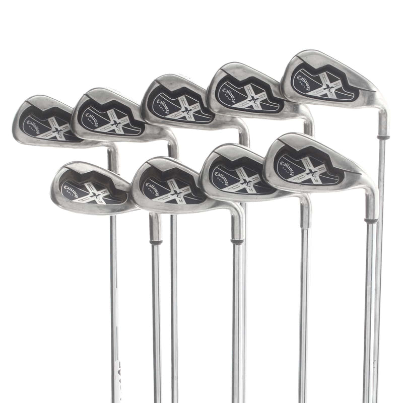Callaway X-18 Steel Mens Right Hand Irons 3-SW Uniflex - Callaway