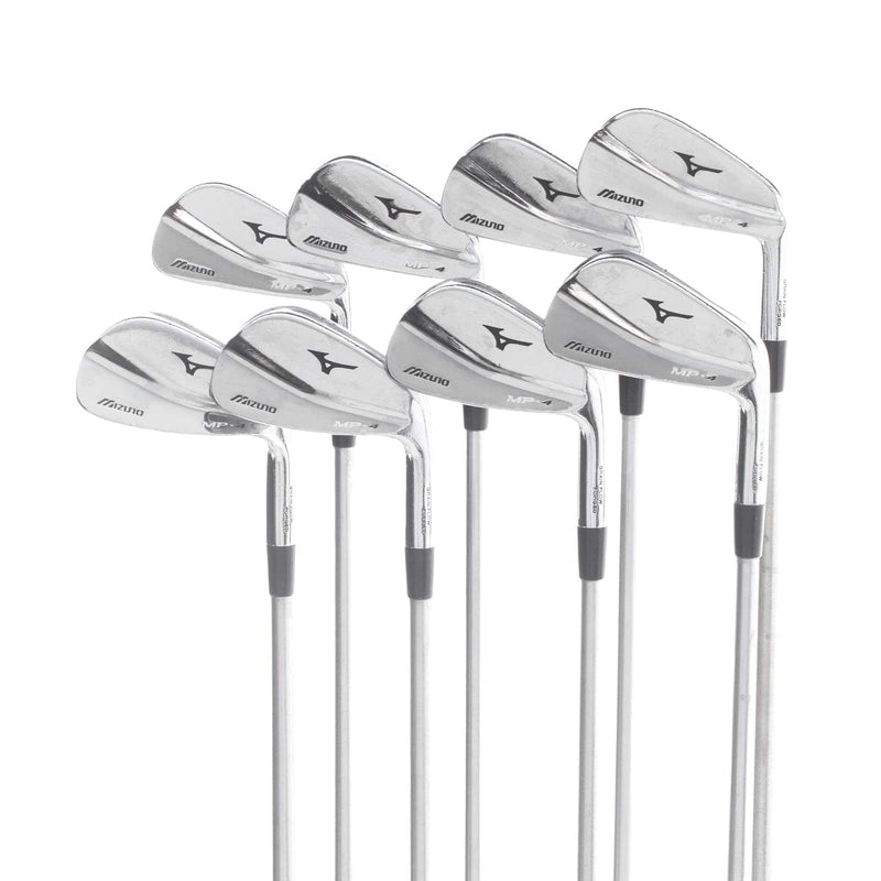 Mizuno MP-4 Steel Mens Right Hand Irons 3-PW Stiff - KBS Tour C-Taper 120