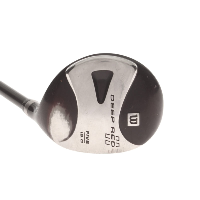 Wilson Deep Red II Graphite Mens Right Hand Fairway 5 Wood 18* Regular - Grafalloy ProLite+ .428