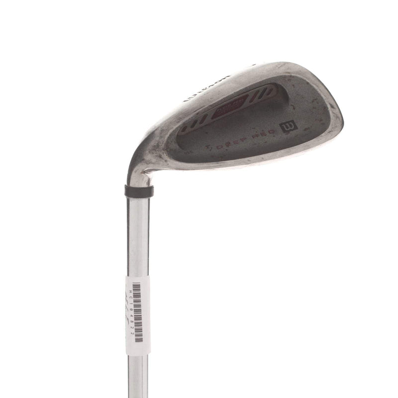 Wilson Deep Red Steel Mens Left Hand Sand Wedge 55* Regular - Wilson Fat Shaft