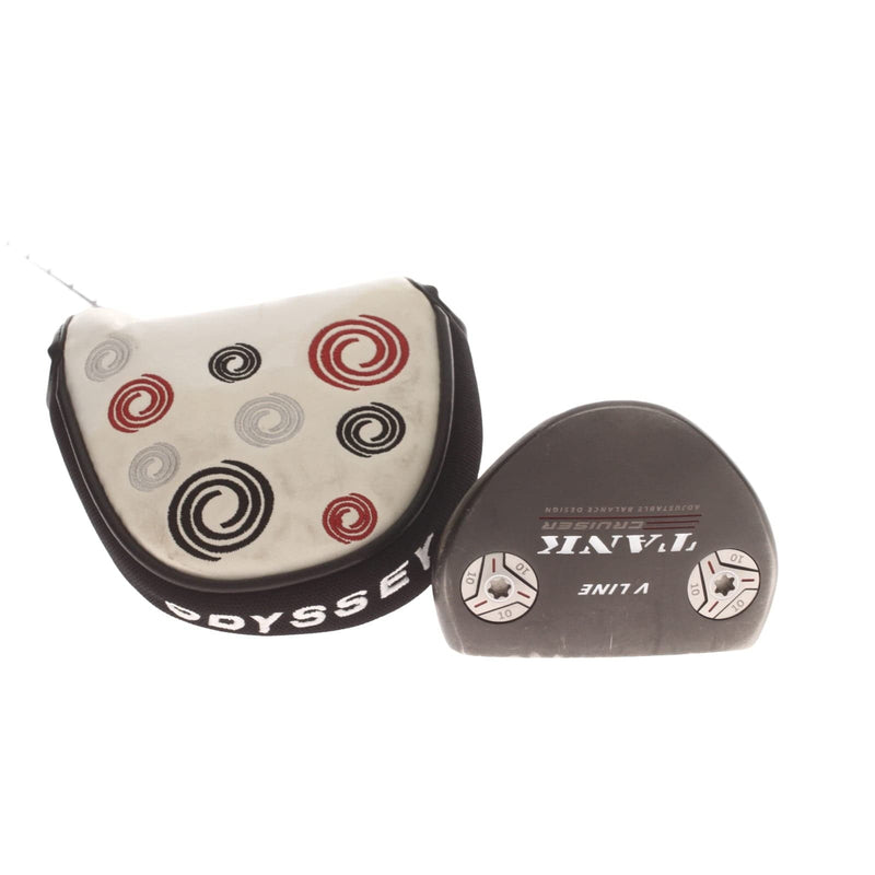 Odyssey Tank Cruiser V-Line Mens Right Hand Putter 38" Mallet - Super Stroke
