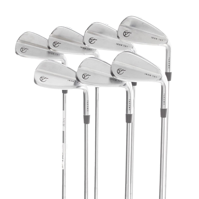 Takomo 101 Steel Mens Right Hand Irons 4-PW Extra Stiff - KBS Tour Lite