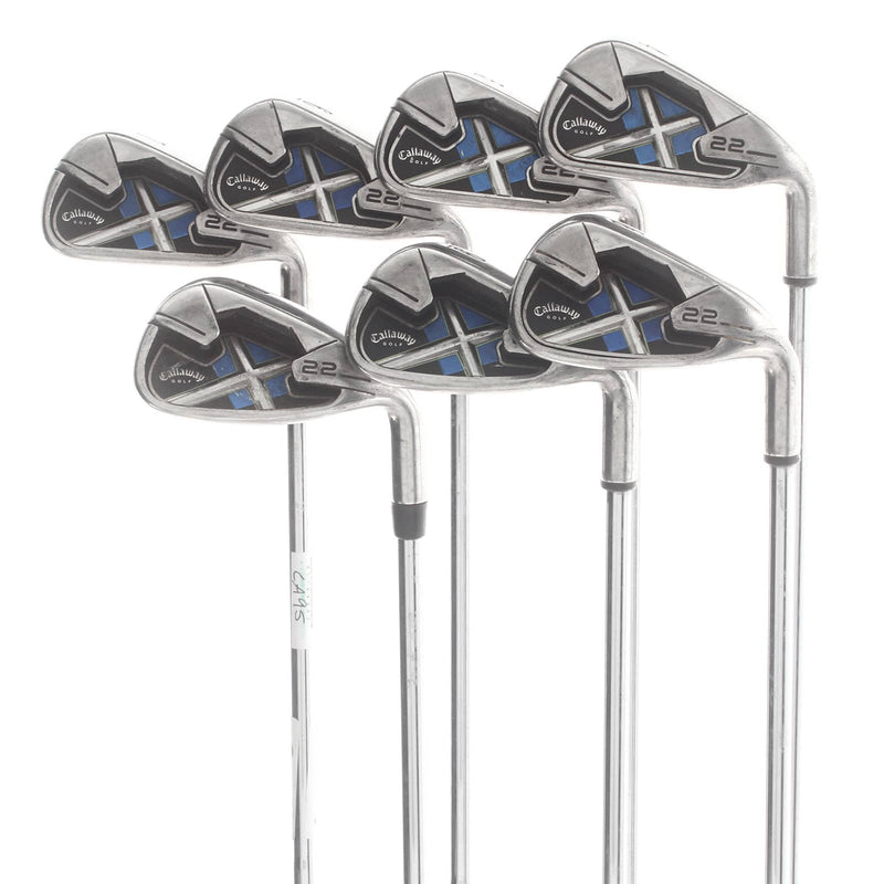 Callaway X-22 Steel Mens Right Hand Irons 4-PW Regular - Callaway