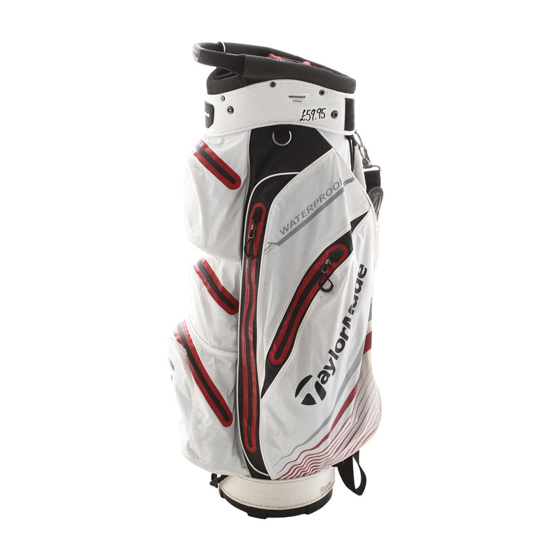 TaylorMade Cart Bag - White/Black/Red
