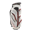 TaylorMade Cart Bag - White/Black/Red