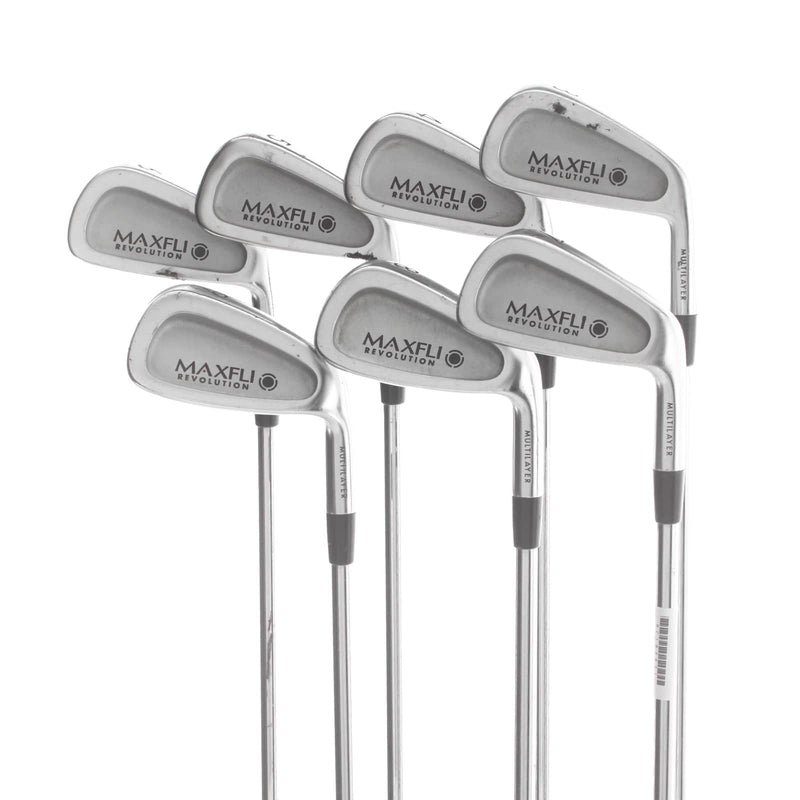 Maxfli Revolution Steel Mens Right Hand Irons 3-9 Regular - True Temper Dynamic Gold