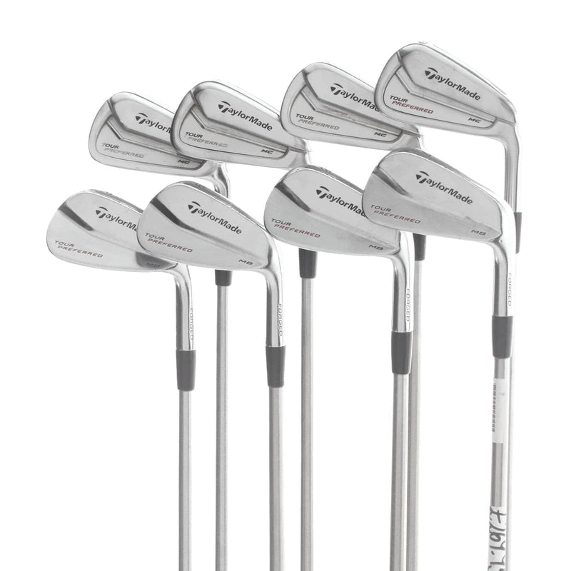 TaylorMade Tour Preferred MC/MB Steel Mens Right Hand Irons 3-PW Stiff - KBS Tour C-Taper 125 S+