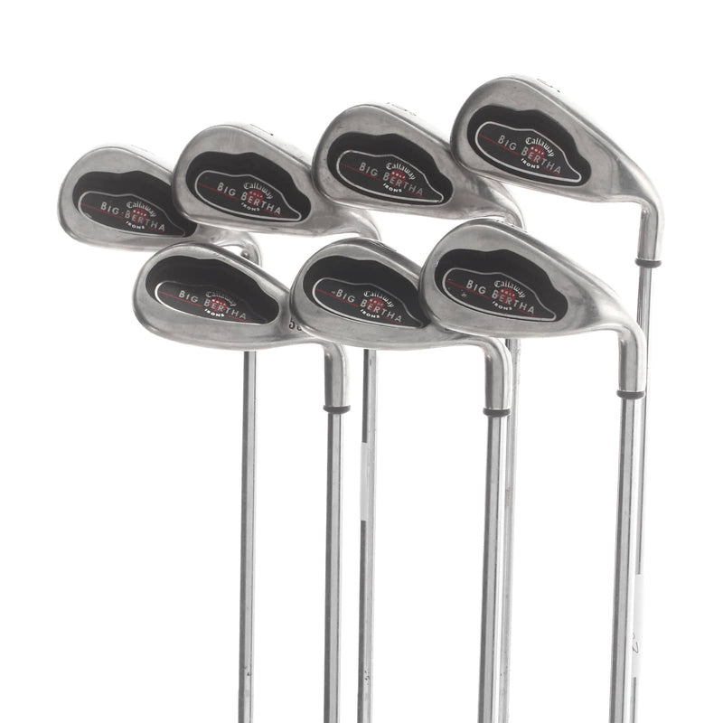 Callaway Big Bertha 2004 Steel Mens Right Hand Irons 5-SW Uniflex - Callaway