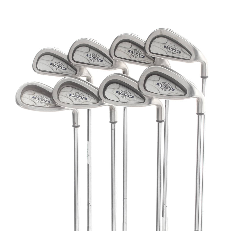 Callaway Steelhead X-14 Steel Mens Right Hand Irons 4-SW Regular - Callaway