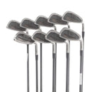 Mizuno T-Zoid Oversize T-3 Graphite Mens Right Hand Irons 3-SW Regular - Mizuno Turbo Gold