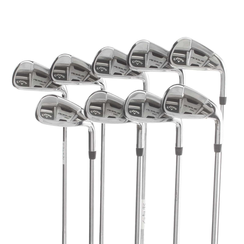 Callaway Rogue Pro CF18 Steel Mens Right Hand Irons 3-AW Stiff - N.S.Pro Modus3 Tour 105