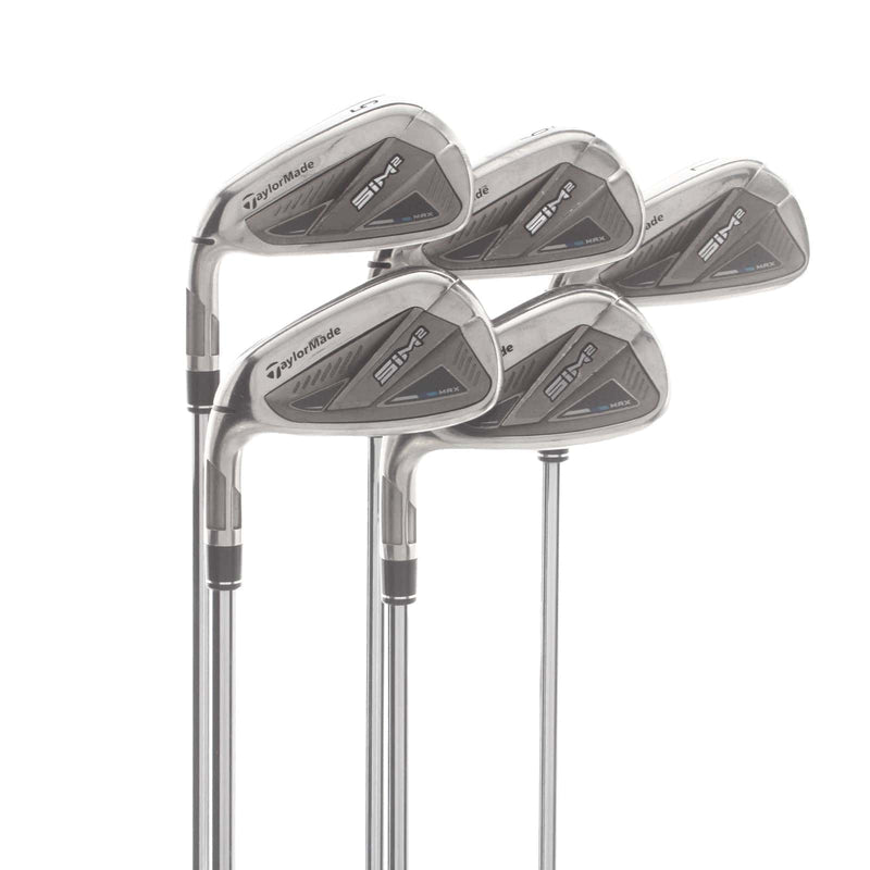 TaylorMade Sim2 Max Steel Ladies Left Hand Irons 5-9 Regular - KBS Max MT 85