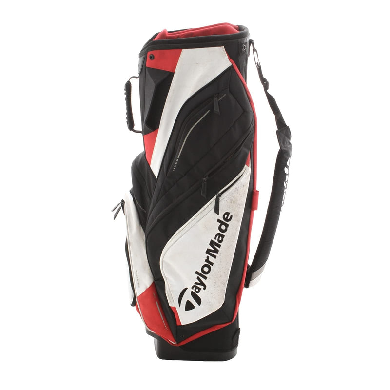 TaylorMade Pro Cart 8.0 Cart Bag - Black/White/Red
