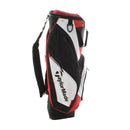 TaylorMade Pro Cart 8.0 Cart Bag - Black/White/Red