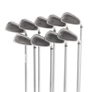 Wilson Deep Red Steel Mens Right Hand Irons 3-SW Stiff - Wilson Fat Shaft