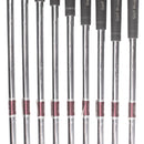 Wilson Deep Red Steel Mens Right Hand Irons 3-SW Stiff - Wilson Fat Shaft