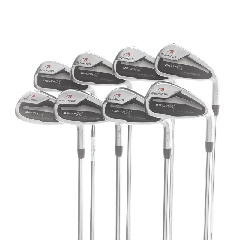 Benross Delta X Steel Mens Right Hand Irons 4-SW Regular - KBS Tour 105