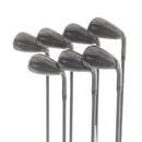 TaylorMade Qi Gun Metal Steel Mens Right Hand Irons 5-SW Regular - KBS Max MT 85