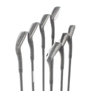 TaylorMade Qi Gun Metal Steel Mens Right Hand Irons 5-SW Regular - KBS Max MT 85