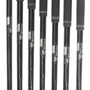 TaylorMade Qi Gun Metal Steel Mens Right Hand Irons 5-SW Regular - KBS Max MT 85