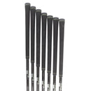 TaylorMade Qi Gun Metal Steel Mens Right Hand Irons 5-SW Regular - KBS Max MT 85
