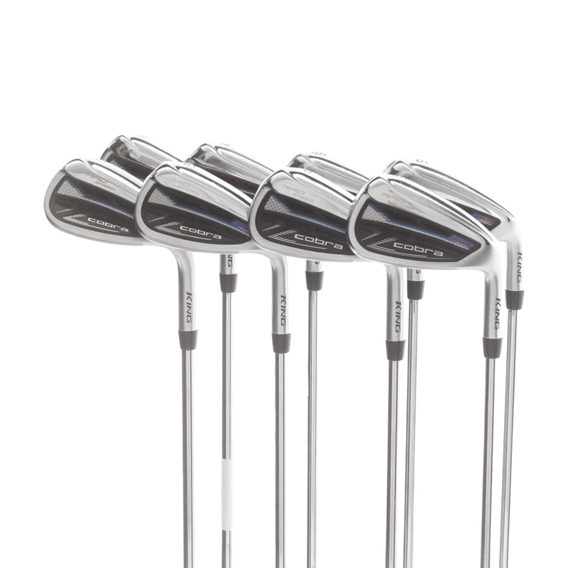 Cobra Radspeed One Length Steel Mens Right Hand Irons 5-SW+AW Regular - KBS Tour Lite