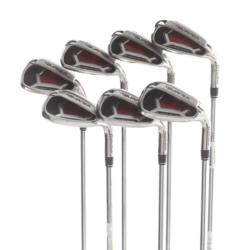 TaylorMade Burner Superlaunch Steel Mens Right Hand Irons 4-SW Regular - TaylorMade Burner 85