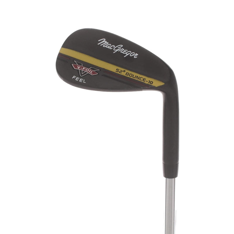 MacGregor V-Foil Black Steel Mens Right Hand Gap Wedge 52* 10 Bounce Wedge -