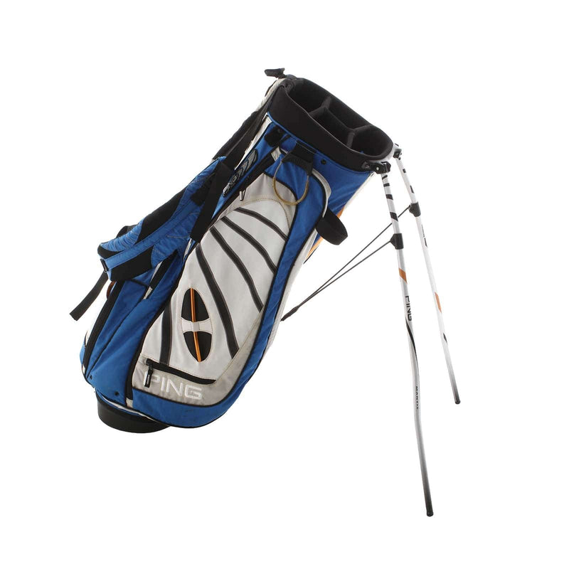 Ping Stand Bag - Blue/White/Orange/Black