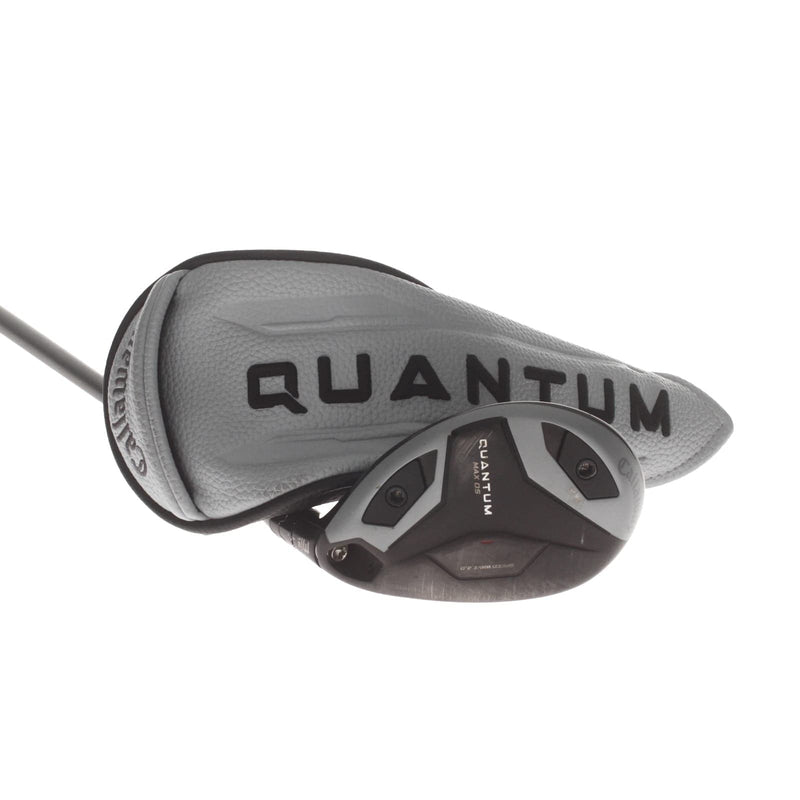 Callaway Quantum Max OS Graphite Mens Right Hand 3 Hybrid 18* Regular - Denali Silver 60g 5.5