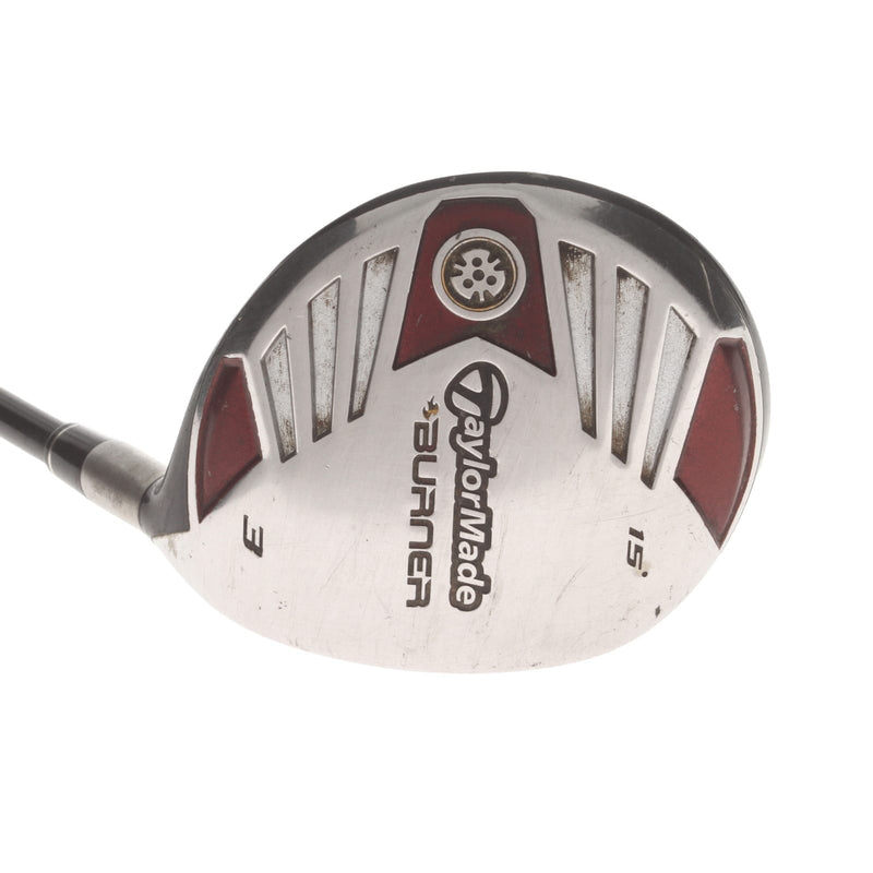 TaylorMade Burner Graphite Mens Right Hand Fairway 3 Wood 15* Regular - TaylorMade REAX 50