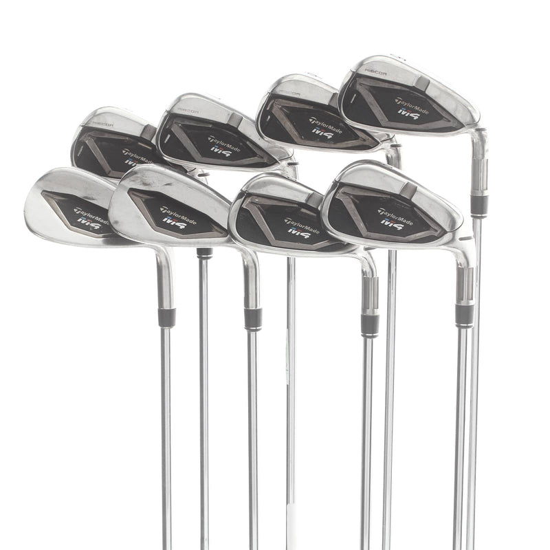 TaylorMade M4 Steel Mens Right Hand Irons 5-SW+AW Regular - KBS Max 85