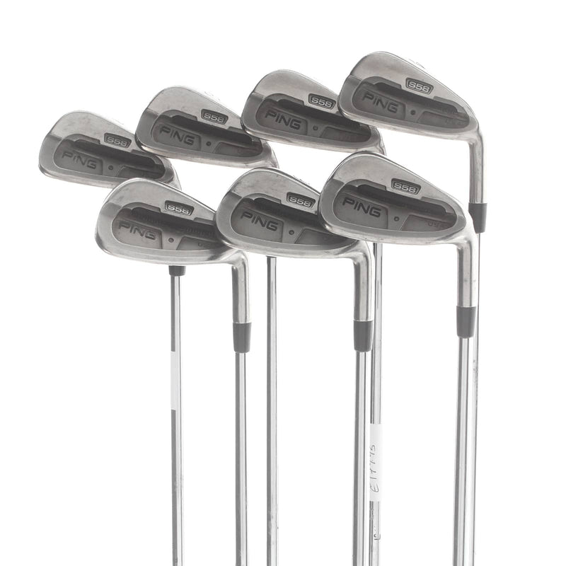 Ping S58 Steel Mens Right Hand Irons 4-PW Black Dot Stiff - Ping AWT