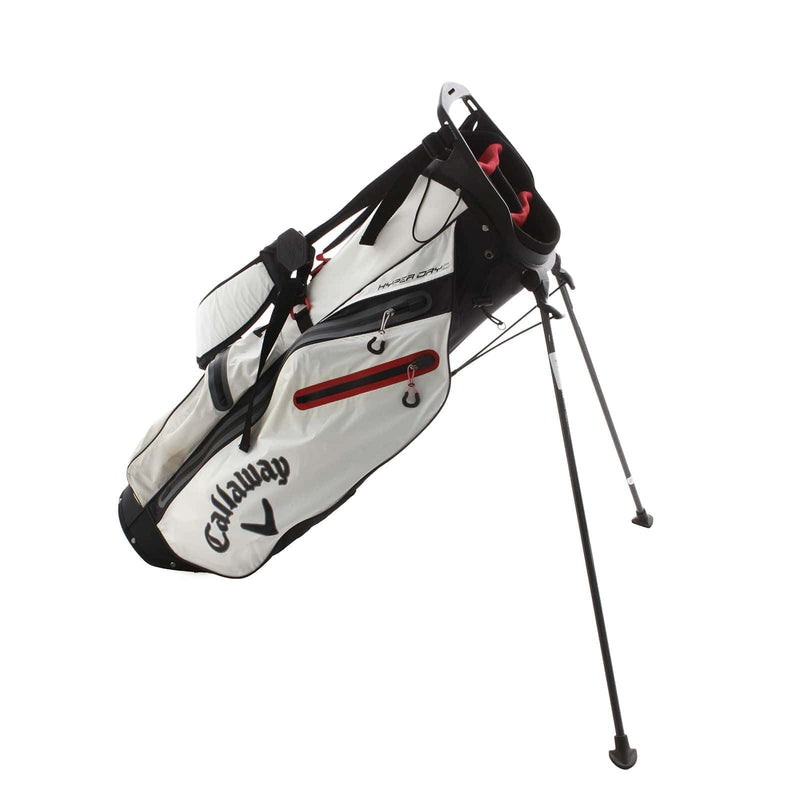Callaway Hyper Dry C Stand Bag - White/Black/Red