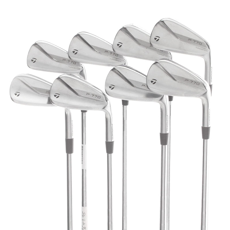 TaylorMade P770 2020 Steel Mens Right Hand Irons 4-AW Stiff - N.S.Pro Modus3 T//World