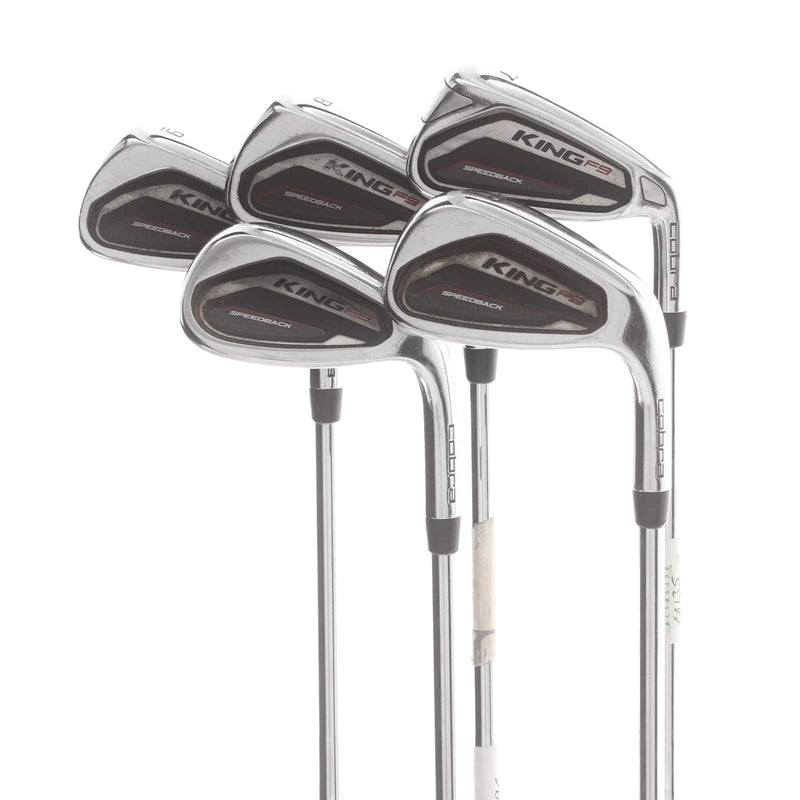 Cobra King F9 Steel Mens Right Hand Irons 7-SW Stiff - KBS Tour-V 90