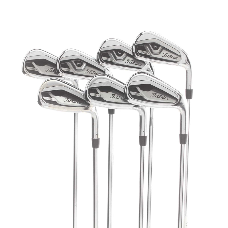 Titleist T300 2021 Steel Mens Right Hand Irons 5-GW Regular - True Temper AMT Red