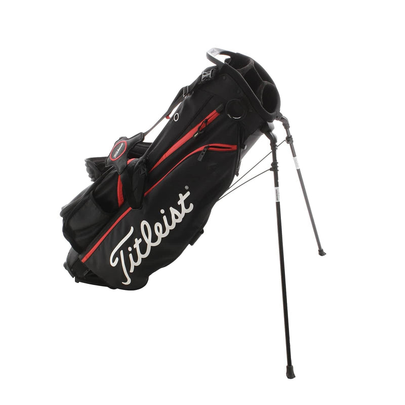Titleist Players 4 Plus Stand Bag - Black/White/Red