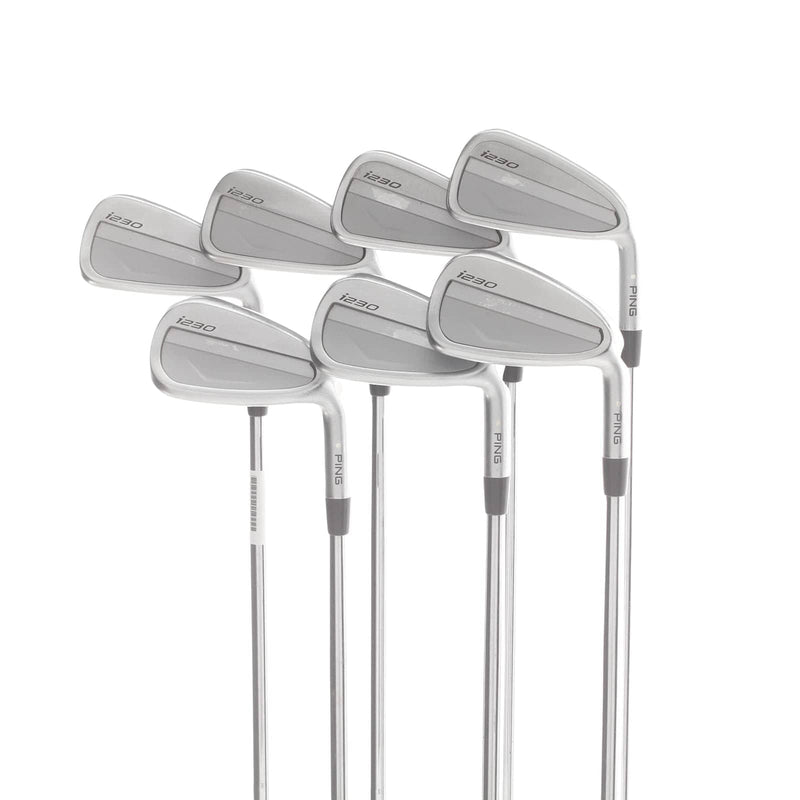 Ping i230 Steel Mens Right Hand Irons 4-PW White Dot 3* Upright Stiff - True Temper Dynamic Gold 105