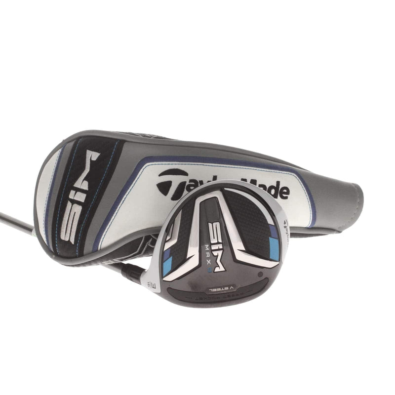 TaylorMade Sim Max D Graphite Mens Right Hand Fairway 3 Wood 15* Senior - UST Mamiya Helium 5F2 FW