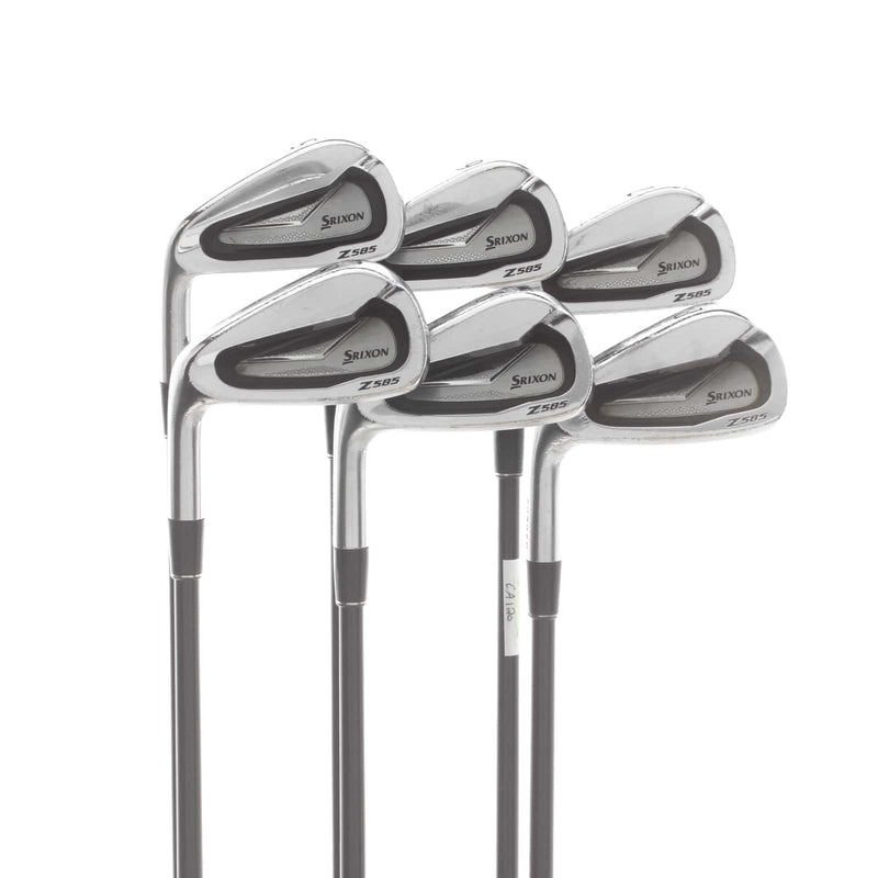 Srixon Z-585 Graphite Mens Left Hand Irons 5-PW Regular - Miyazaki 6R
