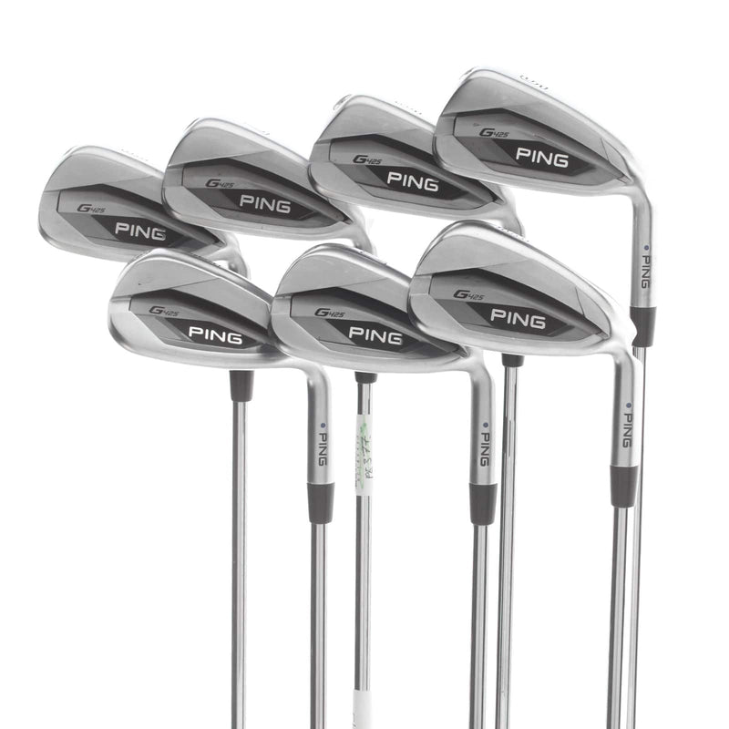 Ping G425 Steel Mens Right Hand Irons 5-SW Blue Dot 1* Upright Regular - Ping AWT 2.0
