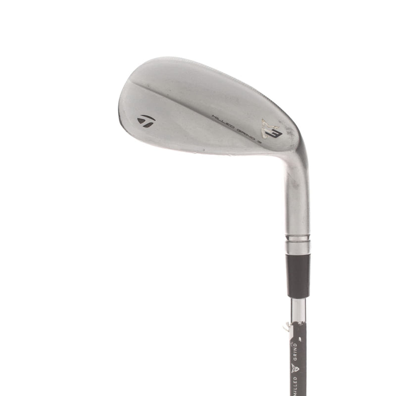 TaylorMade Milled Grind 3 Steel Mens Right Hand Gap Wedge 50* 9 Bounce SB Grind Stiff - True Temper Dynamic Gold Tour Issue