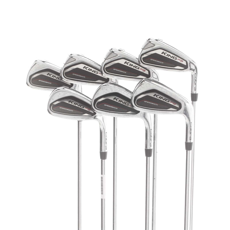 Cobra King F9 Steel Mens Right Hand Irons 5-GW Regular - KBS Tour 90
