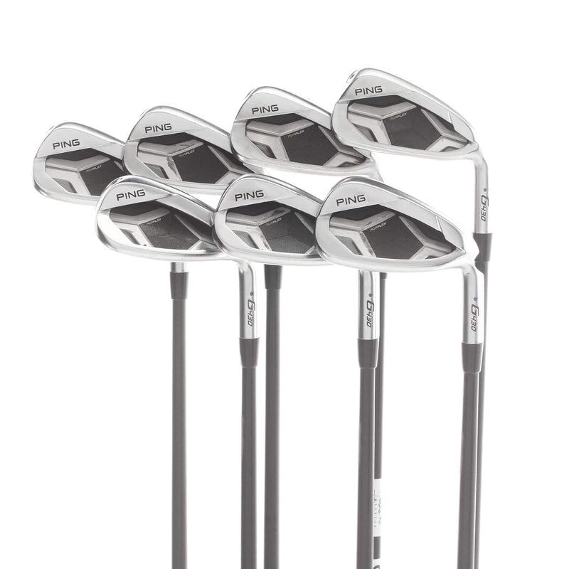 Ping G430 Graphite Mens Right Hand Irons 6-PW+AW+SW 1* Upright Regular - Ping Alta CB AWT