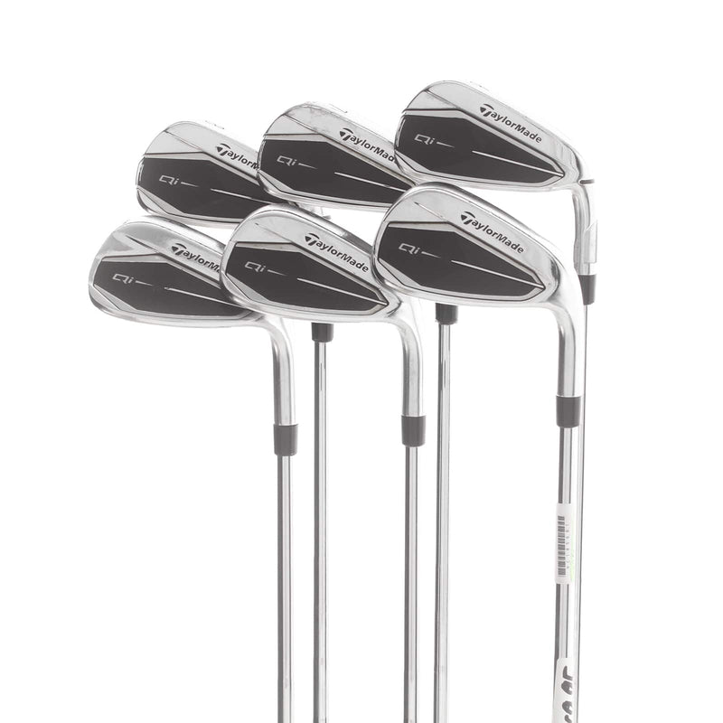 TaylorMade Qi Steel Mens Right Hand Irons 6-AW Stiff - KBS Tour Lite