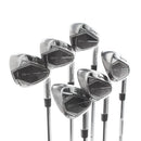 TaylorMade Qi Steel Mens Right Hand Irons 6-AW Stiff - KBS Tour Lite